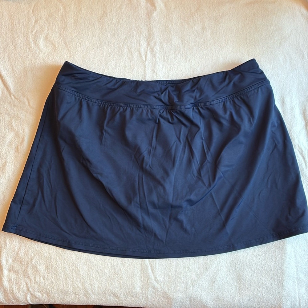 Lands' End Navy Swimskirt